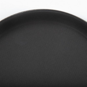 Plateau Rond Noir Antidérapant Ø 356 Mm - Olympia KRISTALLON - Fourniresto