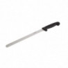 Cuchillo de trinchar dentado negro hoja de 30,5 cm - Hygiplas - Fourniresto