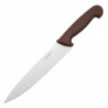 Cuchillo de Cocinero Marrón Hoja 21,5 cm - Hygiplas - Fourniresto