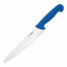 Cuchillo de Cocinero Azul Hoja 25,5 cm - Hygiplas - Fourniresto