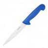 Cuchillo de filete azul hoja de 15 cm - Hygiplas - Fourniresto