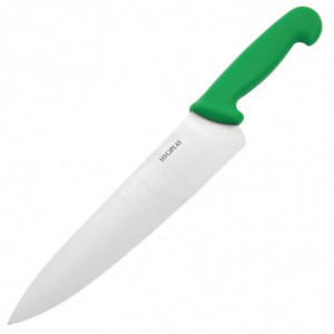 Cuchillo de Cocinero Verde Hoja 25,5 cm - Hygiplas - Fourniresto