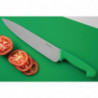 Cuchillo de Cocinero Verde Hoja 25,5 cm - Hygiplas - Fourniresto