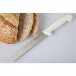 Cuchillo de pan blanco hoja de 20,5 cm - Hygiplas - Fourniresto