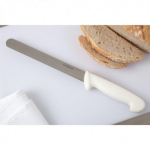 Cuchillo de pan blanco hoja de 20,5 cm - Hygiplas - Fourniresto