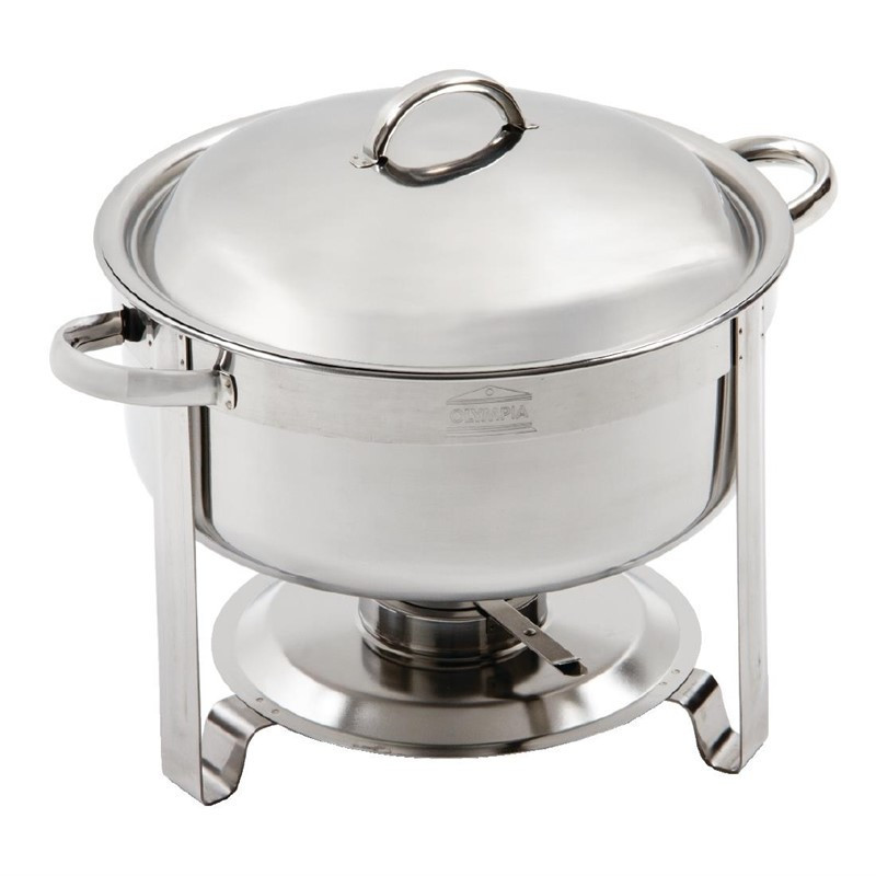 Conjunto Chafing Dish Vienna de Acero Inoxidable 7,5 L - Olympia - Fourniresto