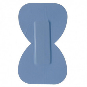 Apósitos para dedos azules estándar 75 x 45 mm - Lote de 50 - FourniResto - Fourniresto