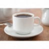 Tasse Empilable Blanche Whiteware 200 Ml Ø 80 Mm - Lote De 12 - Olympia - Fourniresto
