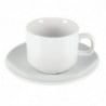 Tasse Empilable Blanche Whiteware 200 Ml Ø 80 Mm - Lote De 12 - Olympia - Fourniresto
