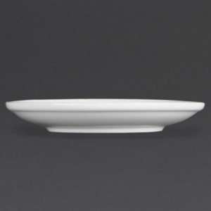 Soucoupe Empilable Blanche - Lot De 12 - Olympia - Fourniresto