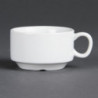 Taza Apilable para Espresso Blanca 85 Ml Ø 80 Mm - Lote De 12 - Olympia - Fourniresto