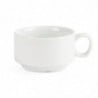 Taza Apilable para Espresso Blanca 85 Ml Ø 80 Mm - Lote De 12 - Olympia - Fourniresto