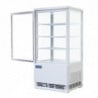 Vitrina Refrigerada Positiva Blanca 2 Puertas Curvas 86 L - Polar - Fourniresto