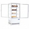 Vitrina Refrigerada Positiva Blanca 2 Puertas Curvas 86 L - Polar - Fourniresto