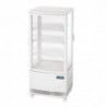 Vitrina Refrigerada Positiva Blanca 2 Puertas Curvadas 86 L - Polar