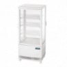 Vitrina Refrigerada Positiva Blanca 2 Puertas Curvas 86 L - Polar - Fourniresto