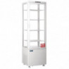 Vitrine Refrigerada Positiva Blanca Puerta Curvada 235 L - Polar