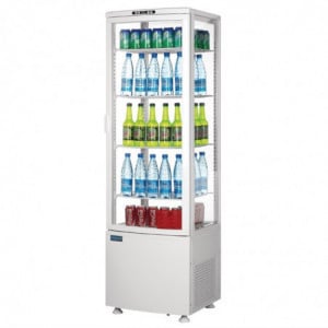 Positive White Curved Door Refrigerated Display 235 L - Polar