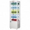 Positive White Curved Door Refrigerated Display 235 L - Polar