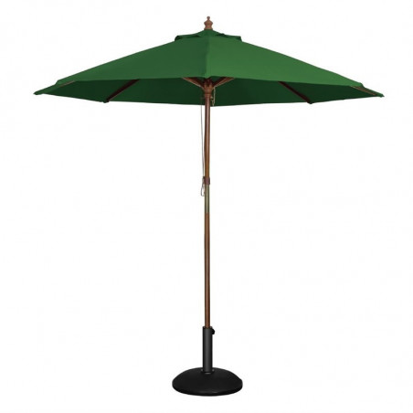 Green Round Parasol Ø 2.5 M - Bolero - Fourniresto