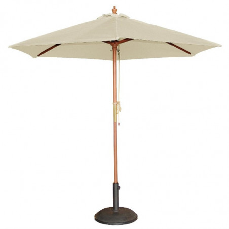 Parasol Crème Rond Ø 2,5 M - Bolero - Fourniresto