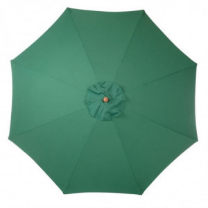 Sombrilla Verde Redonda Ø 3 M - Bolero - Fourniresto