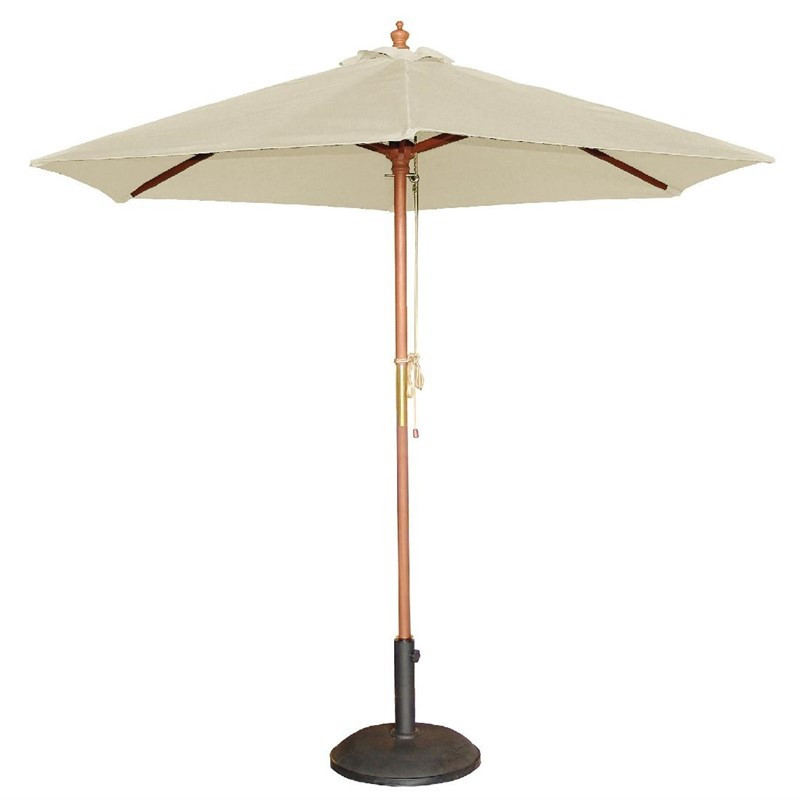 Parasol Crème Rond Ø 3 M - Bolero - Fourniresto