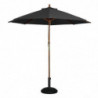 Parasol Noir Rond Ø 3 M - Bolero - Fourniresto