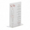 Vertical Acrylic A4 Menu Holder - Olympia - Fourniresto