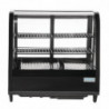 Vitrina refrigerada de mostrador negra 100 L - Polar - Fourniresto