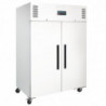 Armario refrigerado positivo blanco GN 2/1 de doble puerta 1200 L - Polar - Fourniresto