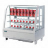 Vitrina Refrigerada de Mostrador Blanca - 2 Estantes - 100 L - Polar