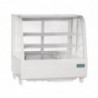 Vitrina Refrigerada de Mostrador Blanca - 2 Estantes - 100 L - Polar