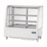 Vitrina Refrigerada de Mostrador Blanca - 2 Estantes - 100 L - Polar