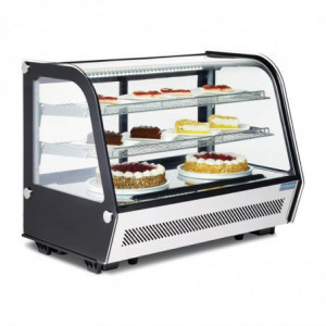 Vitrina Refrigerada de Mostrador Negra 160 L - Polar