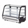 Vitrina refrigerada de mostrador negra 160 L - Polar - Fourniresto