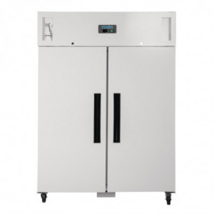 Armario refrigerado negativo blanco GN 2/1 de doble puerta 1200 L - Polar - Fourniresto