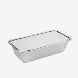 Gran bandeja rectangular de aluminio - Lote de 500 - Fiesta - Fourniresto