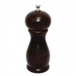 Salt and Pepper Mill Dark Wood 150 mm - Olympia - Fourniresto