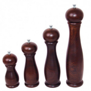 Salt and Pepper Mill Dark Wood 150 mm - Olympia - Fourniresto