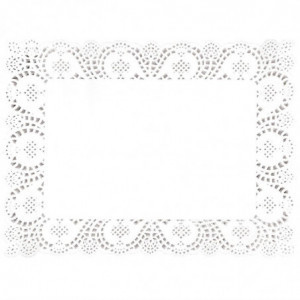 Mantel rectangular de papel 300 x 400 mm - Lote de 250 - Fiesta - Fourniresto