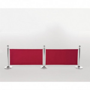 Barrière De Tela Roja Y Fijaciones - Bolero - Fourniresto