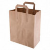 Large Brown Recyclable Paper Bag 305 x 254 mm - Pack of 250 - Fiesta Green - Fourniresto