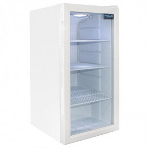Vitrina refrigerada de mostrador blanca 1 puerta 88 L - Polar - Fourniresto