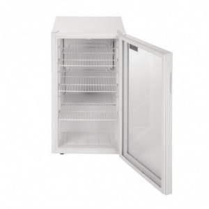 Vitrina refrigerada de mostrador blanca 1 puerta 88 L - Polar - Fourniresto