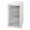 Vitrina refrigerada de mostrador blanca 1 puerta 88 L - Polar - Fourniresto