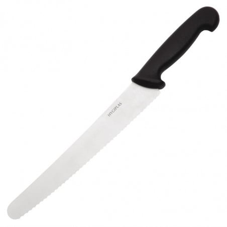 Cuchillo de repostería negro de 25 cm - Hygiplas - Fourniresto