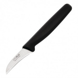 Cuchillo pelador negro hoja 6,5 cm - Hygiplas - Fourniresto
