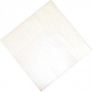 Servilleta de mesa de papel blanco 2 capas 300 x 300 mm - Lote de 1500 - FourniResto - Fourniresto