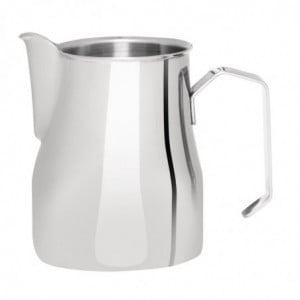 Stainless Steel Milk Jug for Latte with Handle 500 ml - FourniResto - Fourniresto